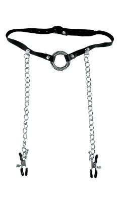 Fetish Fantasy Limited Edition O-Ring Gag & Nipple Clamps