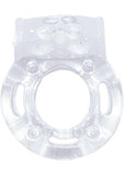 The Macho Crystal Collection Vibrating Cock Ring (clear)