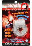 The Macho Crystal Collection Vibrating Cock Ring (clear)