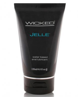 Wicked Jelle Anal Gel Lubricant 4oz.