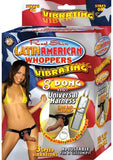 Latin American Whoppers 8in Vibrating Dong With Universal Harness