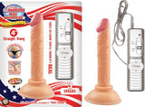 All American Mini Whoppers 4 inches Straight Vibrating Dong