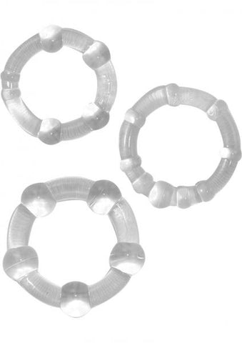 Beaded C Ring 3 Pack Set