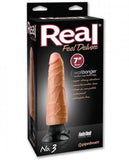 Real Feel Deluxe No 3 7 inches Vibrator Beige