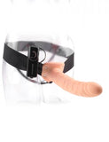 8 inches Vibrating Hollow Strap-On