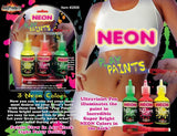 Neon Body Paints 3pk Card