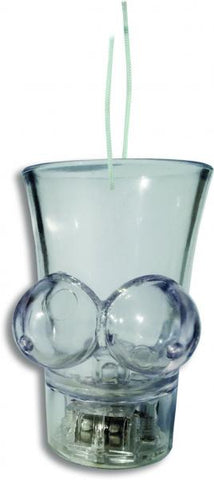 Light Up Boobie Shot Glass With String