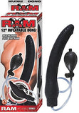 Ram Inflatable Latex Dong 12 Inch	- Black