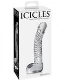 Icicles No 61 Clear Glass Realistic Dildo