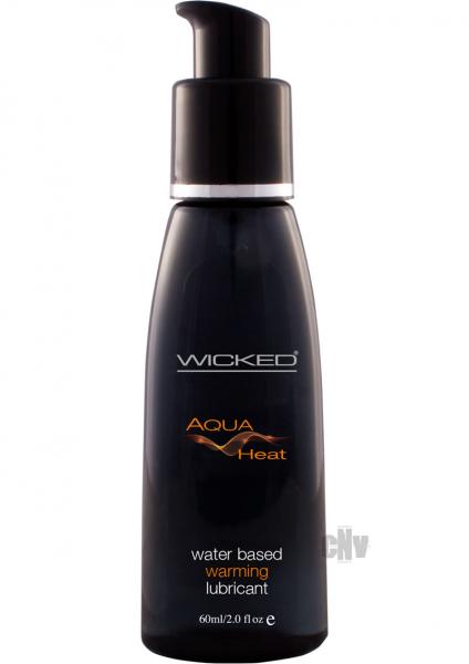 Wicked Aqua Heat Waterbased Warming Sensation Lubricant 2oz.