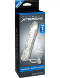 Fantasy X-tensions Vibrating Super Sleeve Clear