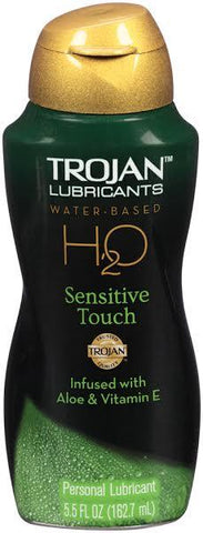 Trojan Lubricants H2o Sensitive Touch  5.5oz.