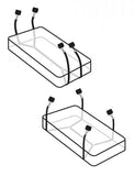 Wraparound Mattress Restraints Black