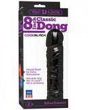 Vac-U-Lock 8" CodeBlack Classic Dong - Black