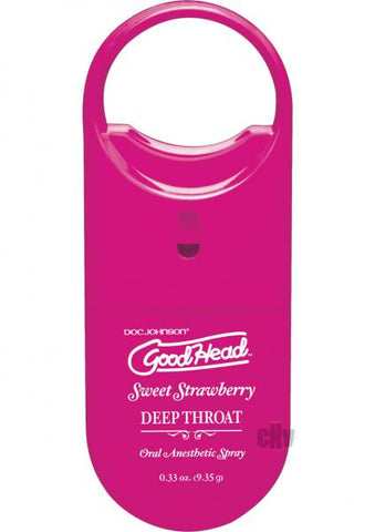 Goodhead Deep Throat To Go Strawberry Spray