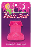 Glow In The Dark Penis Shot Glass Pink