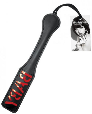 Sex & Mischief Baby Impressions Paddle Black