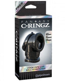 Fantasy C-Ringz Cock Pipe Ball Stretcher Black