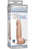 Piss Off Dildo with Suction Cup - Beige