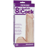 Vac-U-Lock 8 inches Realistic Dildo