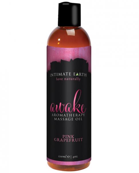 Intimate Earth Awake Massage Oil 4oz