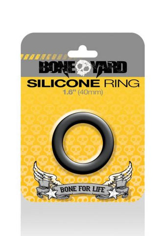 Boneyard Silicone Ring 40mm Black