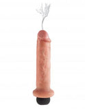 King Cock 7 inches Squirting Dildo Beige