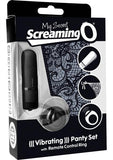 My Secret Screaming O Remote Panty Vibe Black