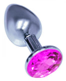 Silver Starter Bejeweled Stainless Steel Plug