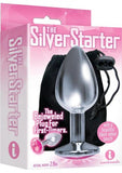 Silver Starter Bejeweled Stainless Steel Plug