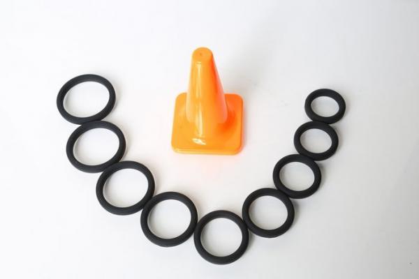 Play Zone Kit Black 9 Rings and Storage Cone