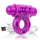 Screaming O Charged Owow Vooom Vibrating Cock Ring Purple