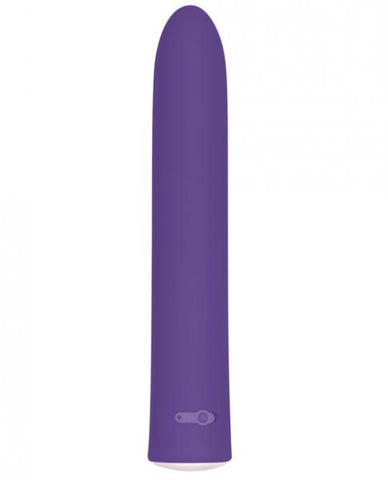 Evolved Rechargeable Slim Vibe 7 Function Waterproof Purple