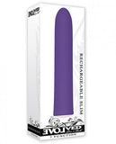 Evolved Rechargeable Slim Vibe 7 Function Waterproof Purple