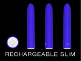 Evolved Rechargeable Slim Vibe 7 Function Waterproof Purple