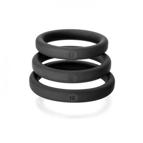 Xact-Fit Cockring Kit 3 Medium to Large Black