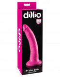 Dillio 7 inches Slim Realistic Dildo