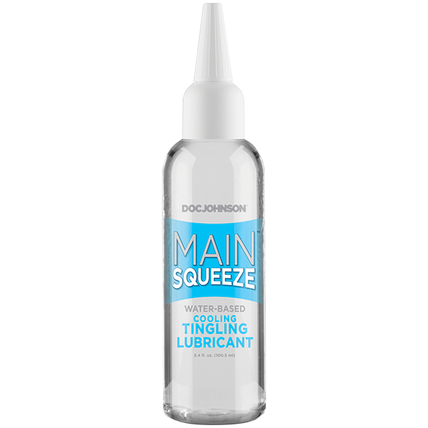 Main Squeeze Cooling Tingling Water Based Lubricant 3.4oz