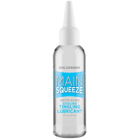 Main Squeeze Cooling Tingling Water Based Lubricant 3.4oz