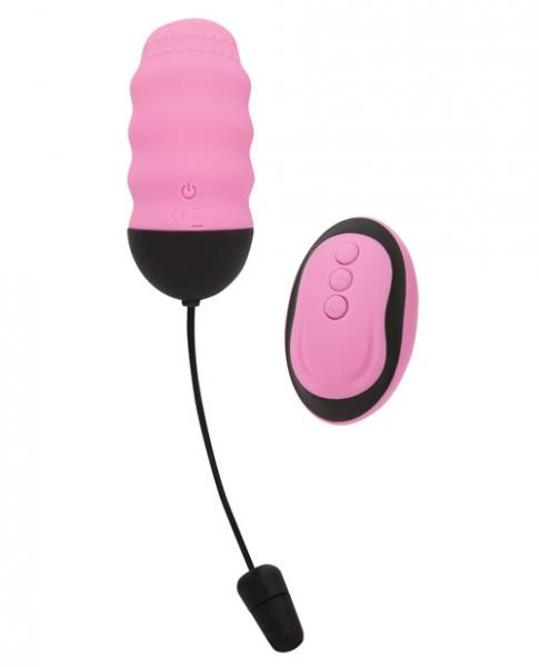 Simple & True Vibrating Remote Control Tongue Pink