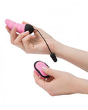 Simple & True Vibrating Remote Control Tongue Pink