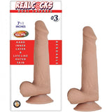 Real Cocks Dual Layered #3 7.5 inches Dildo