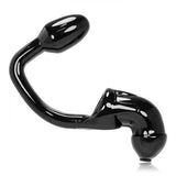 Oxballs Tailpipe, Chastity Cock-lock And Attacehd Buttplug, Black