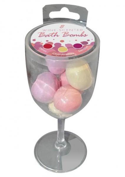 Wine Scented Bath Bombs (8pc)