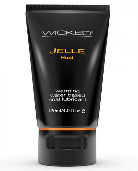 Wicked Jelle Anal Gel Warming Sensation Lubricant 4oz Tube