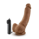 Loverboy - The Boxer - 9 Inch Vibrating Realistic Cock - Mocha