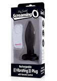 Screaming O My Secret Remote Vibrating Plug