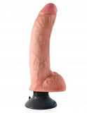 King Cock 9in Vibrating Cock With Balls