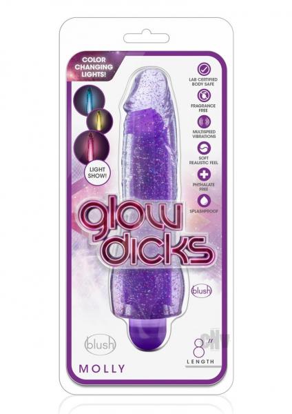 Glow Dicks - Molly Glitter Vibrator