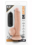 Dr. Skin - Dr. Jay - 8.75in Vibrating Cock With Suction Cup - Vanilla